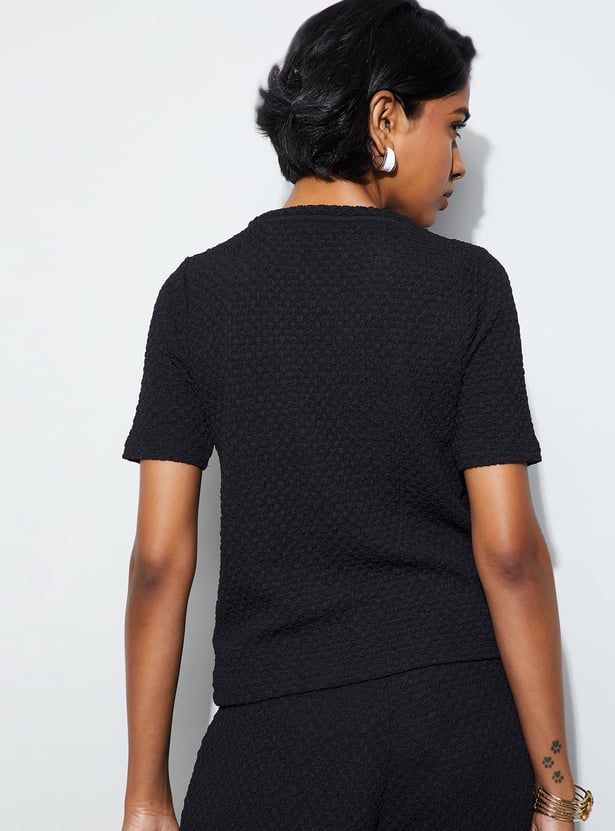 CODE Textured Top