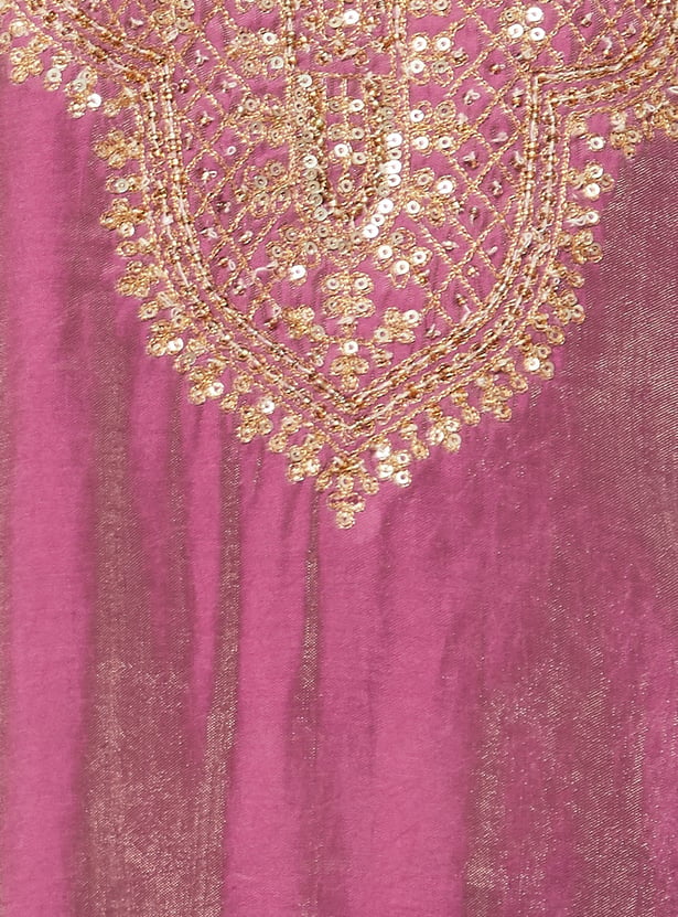 BIBA Embroidered Straight Kurta Set