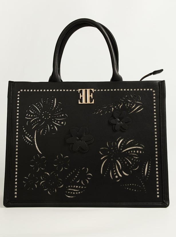 ELLE Cut-Out Detail Handheld Bag