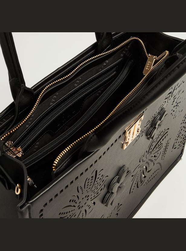 ELLE Cut-Out Detail Handheld Bag