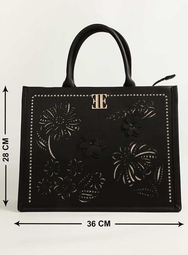 ELLE Cut-Out Detail Handheld Bag
