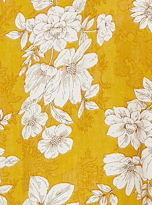 MELANGE Floral Print Straight Kurta