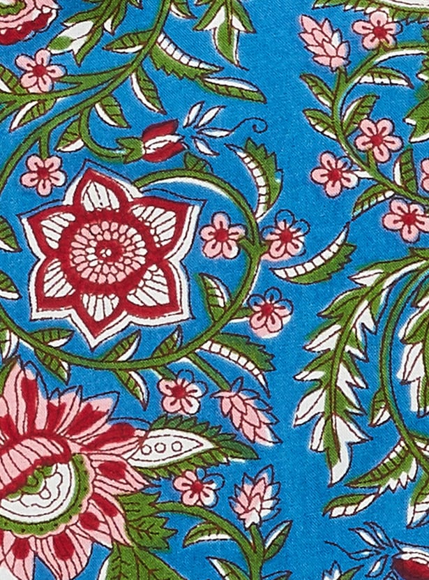 MELANGE Floral Print Straight Kurta