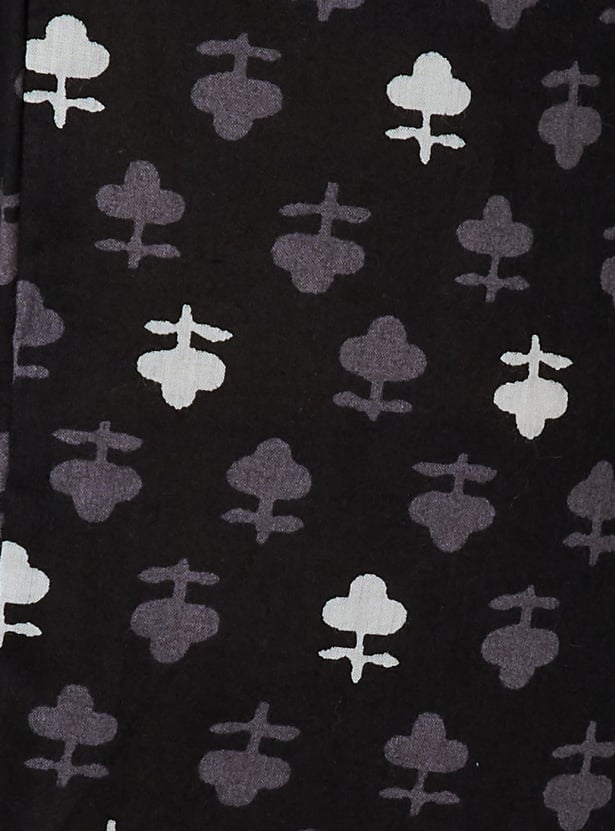 MELANGE Floral Print Straight Kurta Set