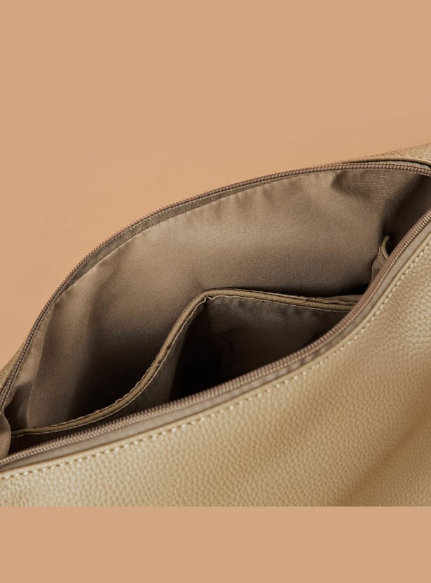 CODE Textured Handheld Bag with Pouch