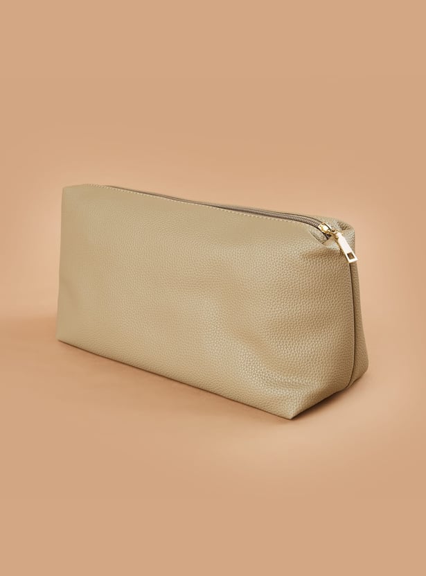 CODE Textured Handheld Bag with Pouch