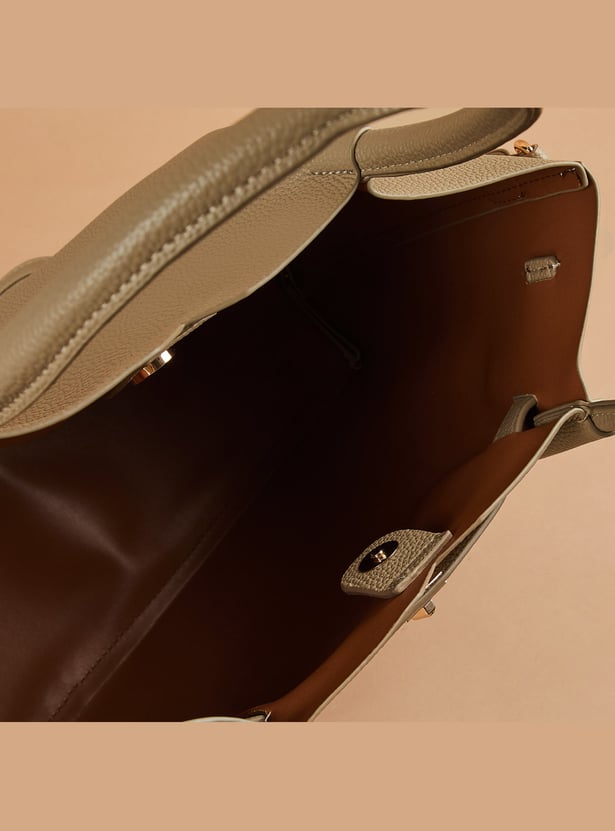 CODE Textured Handheld Bag with Pouch