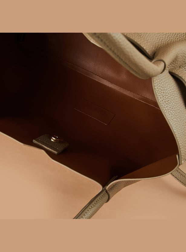 CODE Textured Handheld Bag with Pouch