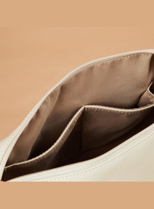 CODE Textured Handheld Bag with Pouch