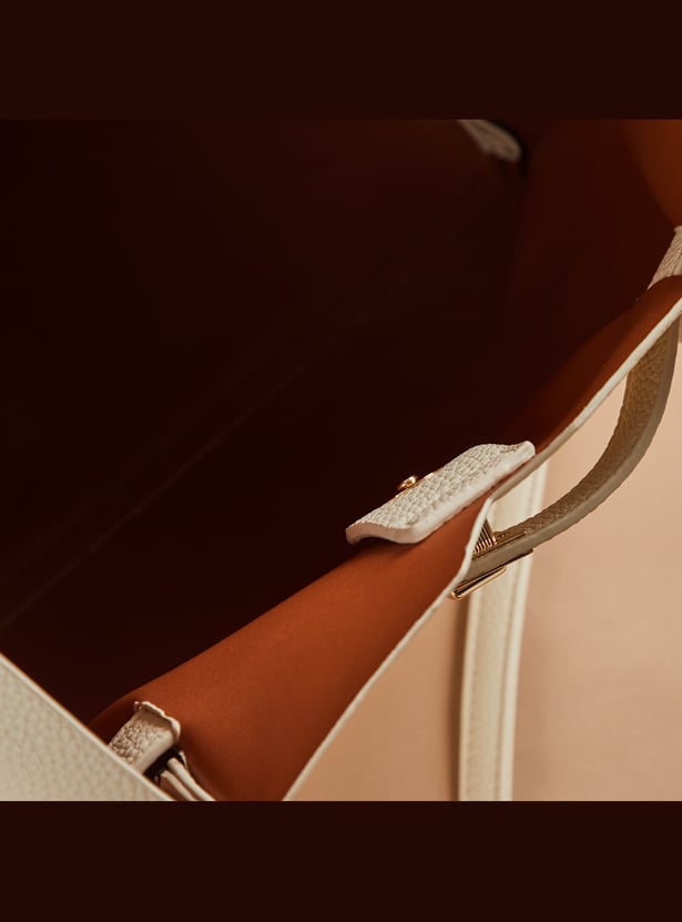 CODE Textured Handheld Bag with Pouch