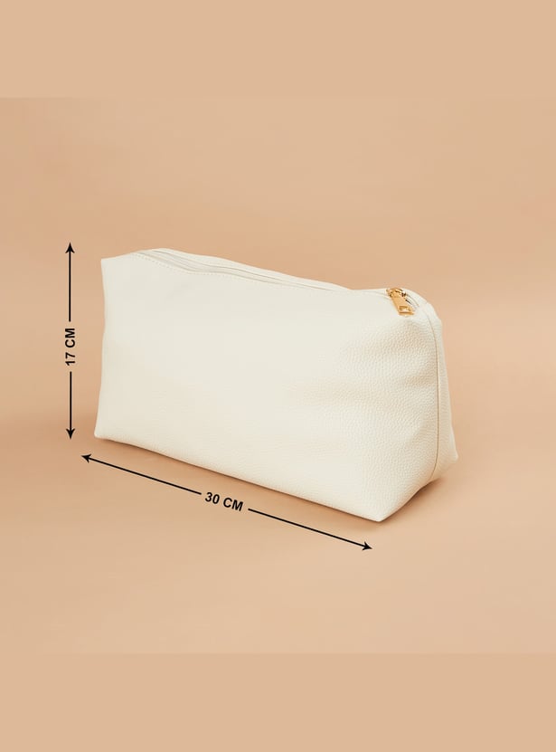 CODE Textured Handheld Bag with Pouch