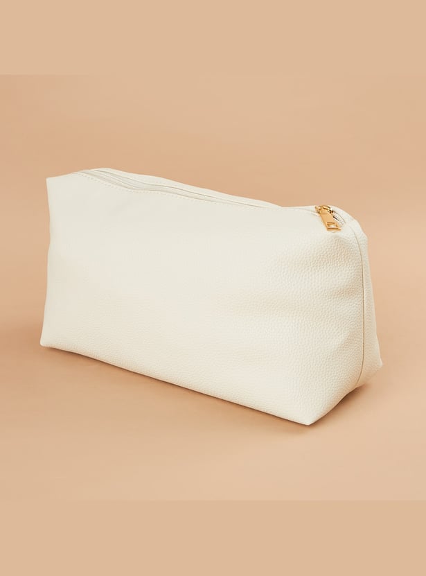 CODE Textured Handheld Bag with Pouch