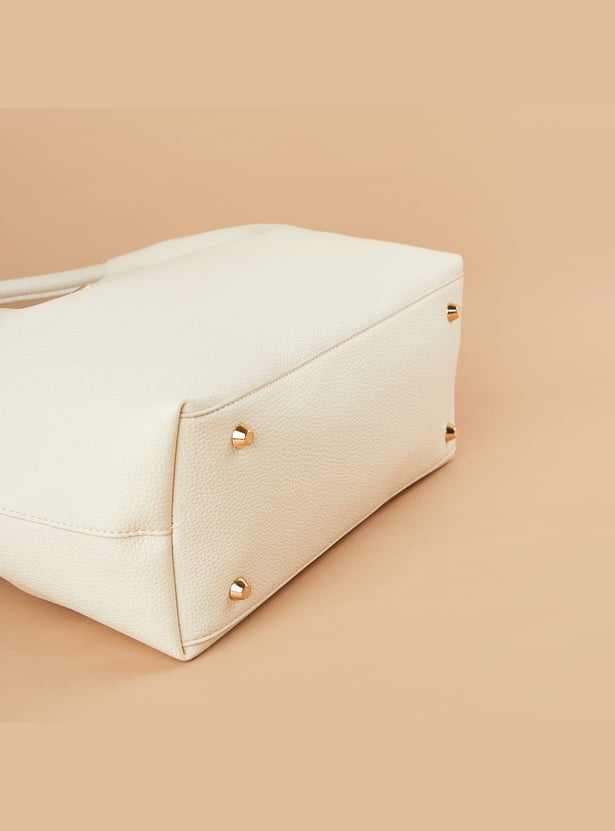 CODE Textured Handheld Bag with Pouch