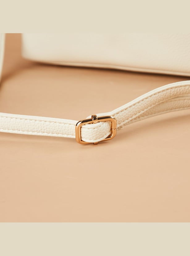 CODE Textured Handheld Bag with Pouch