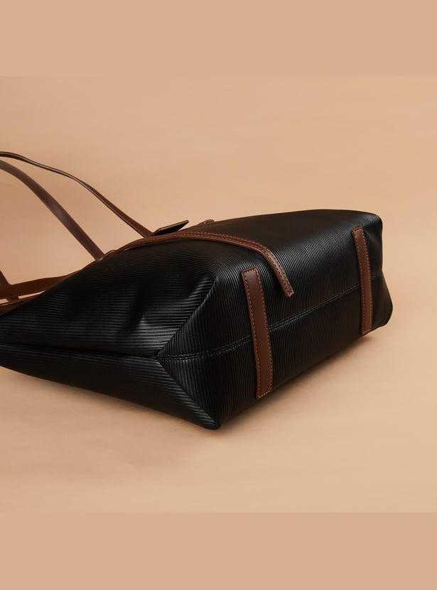 CODE Textured Shoulder Bag