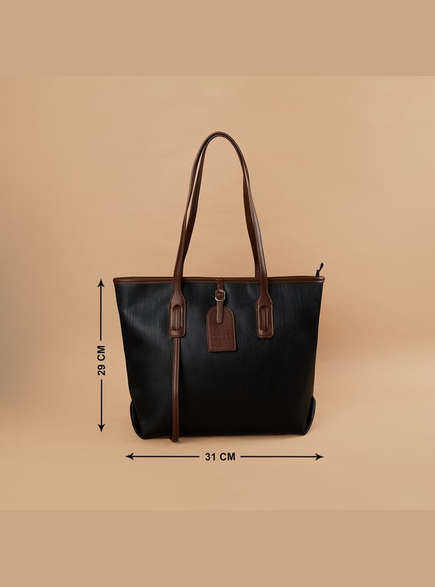 CODE Textured Shoulder Bag