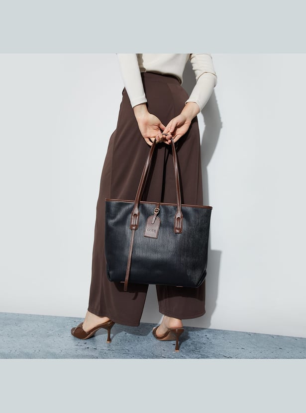 CODE Textured Shoulder Bag