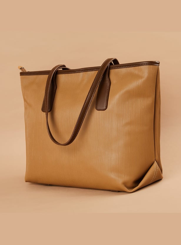 CODE Textured Shoulder Bag