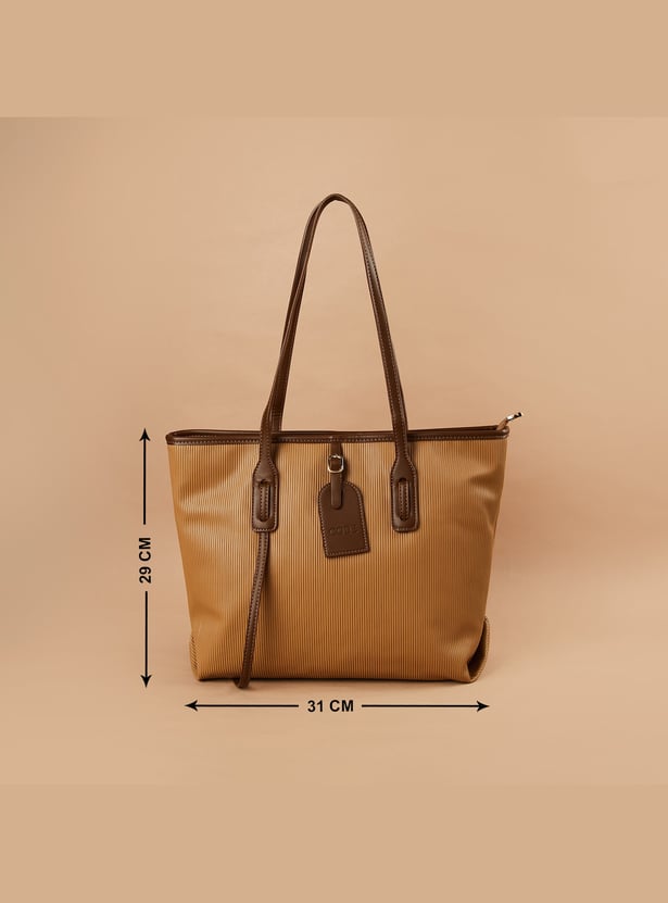 CODE Textured Shoulder Bag