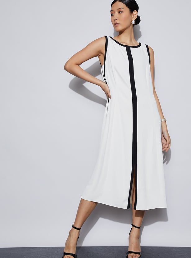 CODE Solid Midi Dress