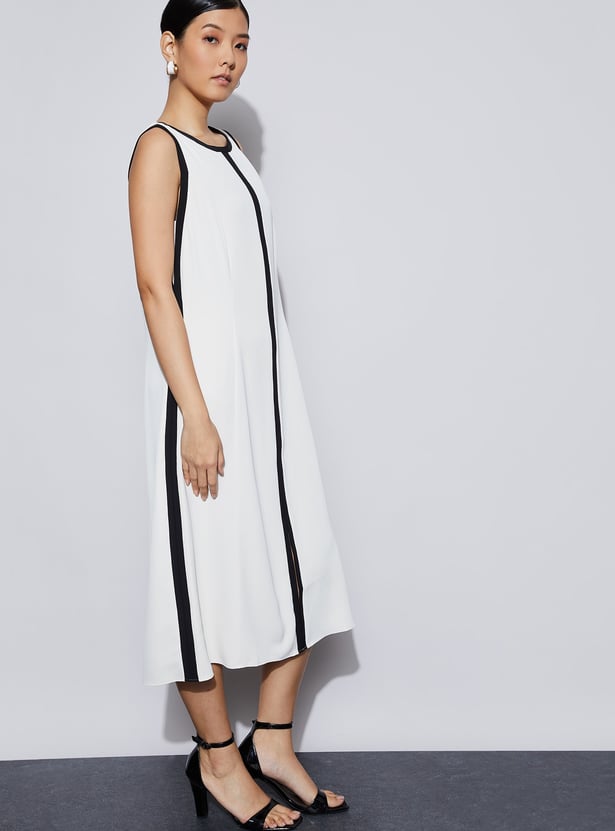 CODE Solid Midi Dress