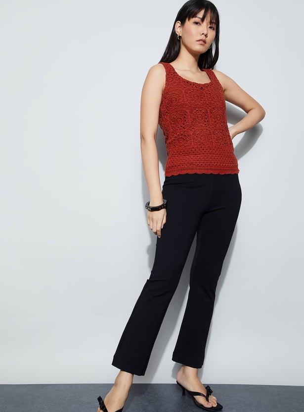 CODE Crochet Sleeveless Top