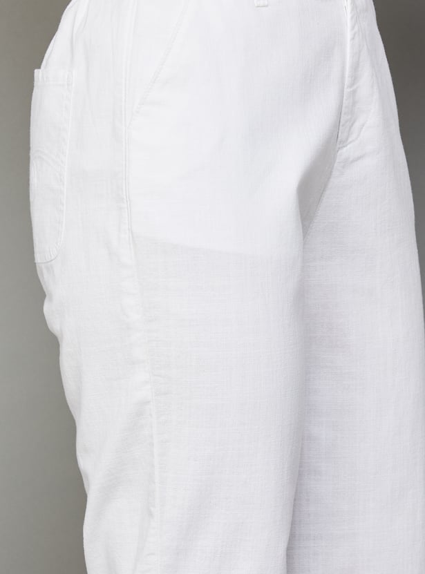 XPOSE Straight Fit Trousers