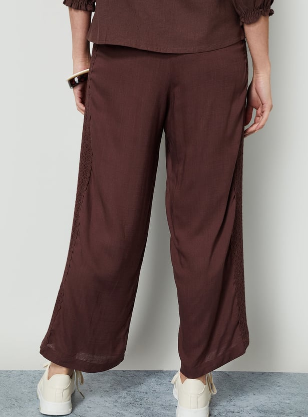 COLOUR ME Crochet Straight Pants