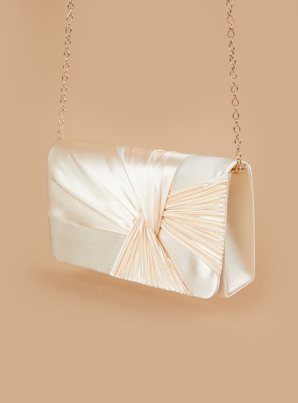 CODE Pleated Envelope Clutch