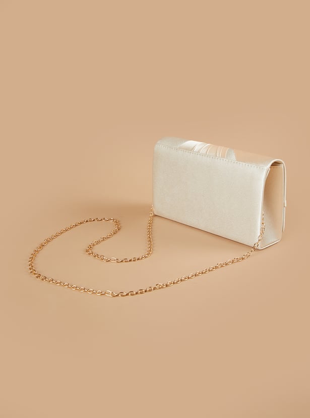 CODE Pleated Envelope Clutch