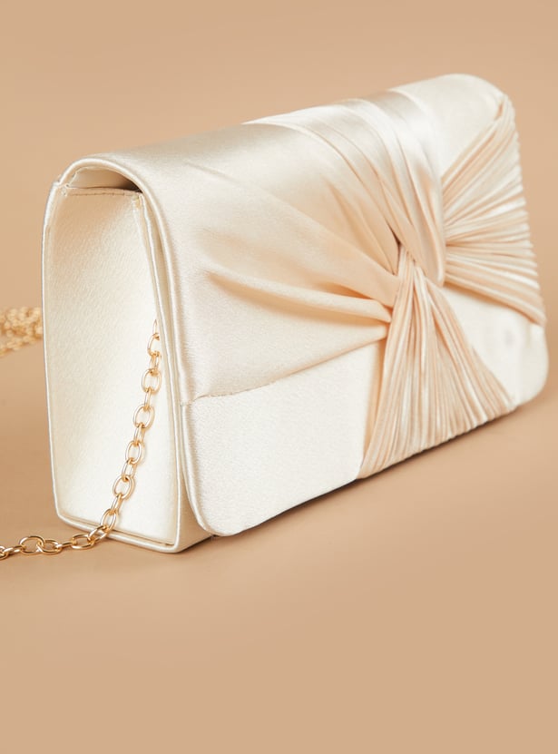 CODE Pleated Envelope Clutch