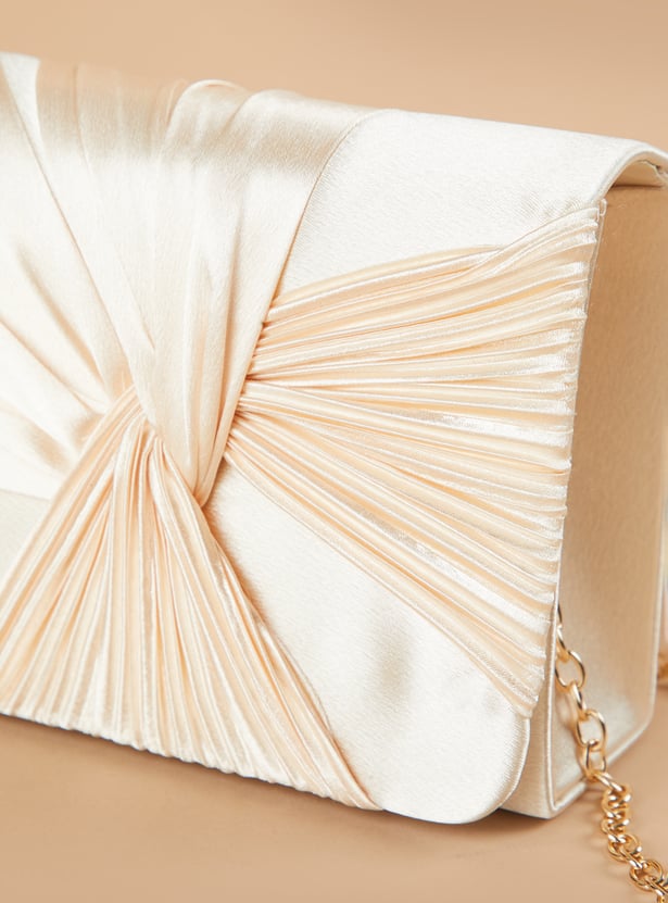 CODE Pleated Envelope Clutch