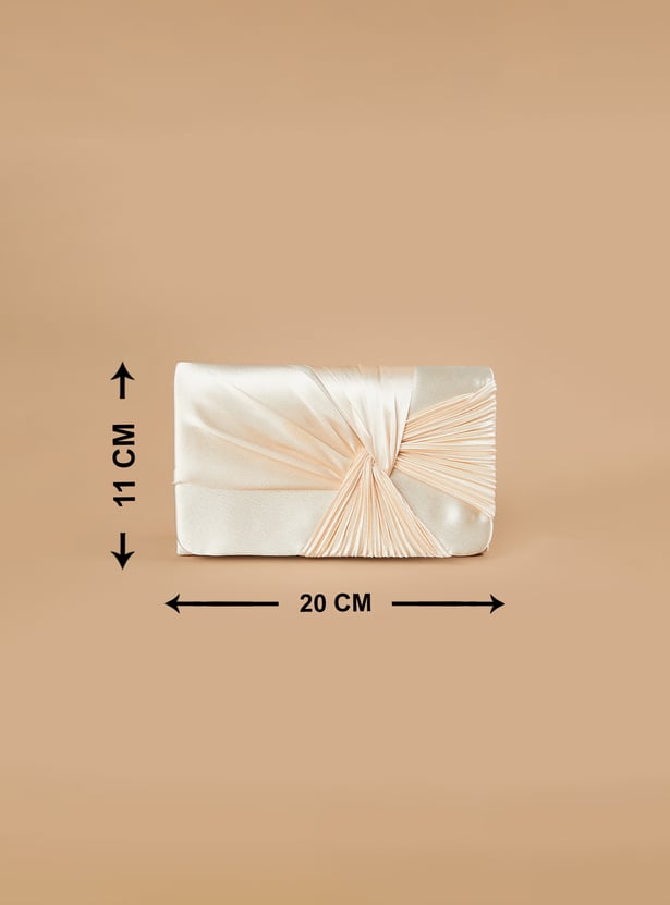 CODE Pleated Envelope Clutch