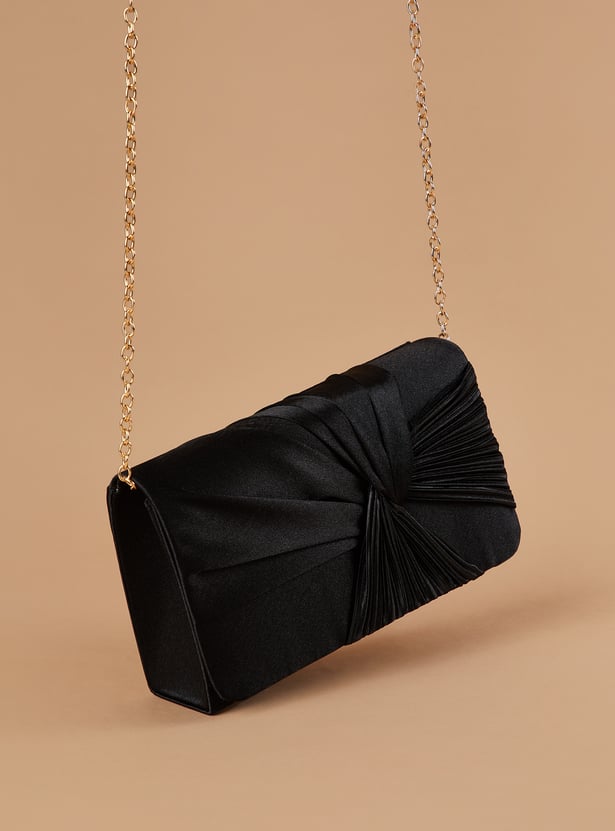 CODE Pleated Envelope Clutch
