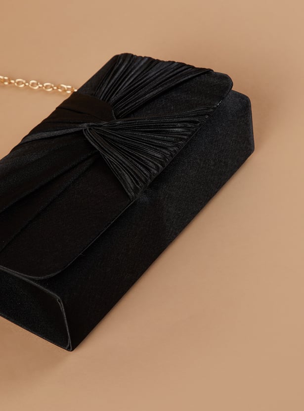 CODE Pleated Envelope Clutch