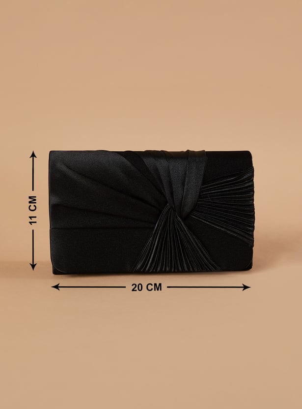 CODE Pleated Envelope Clutch