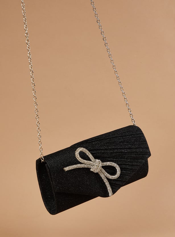 CODE Embellished Envelope Clutch
