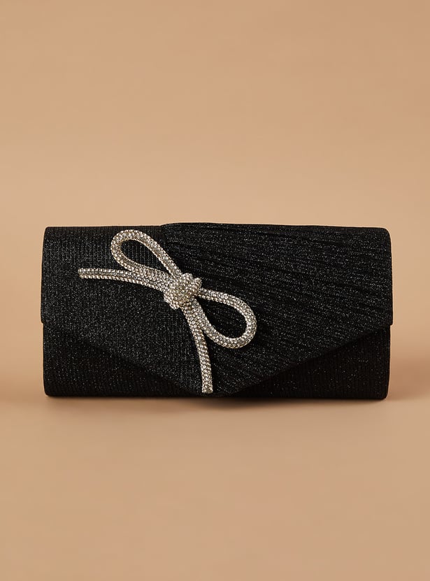 CODE Embellished Envelope Clutch