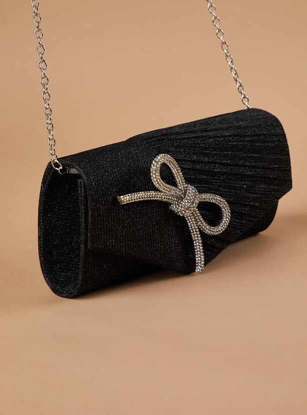 CODE Embellished Envelope Clutch