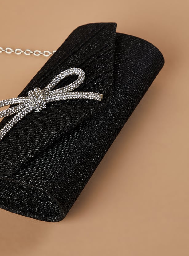CODE Embellished Envelope Clutch