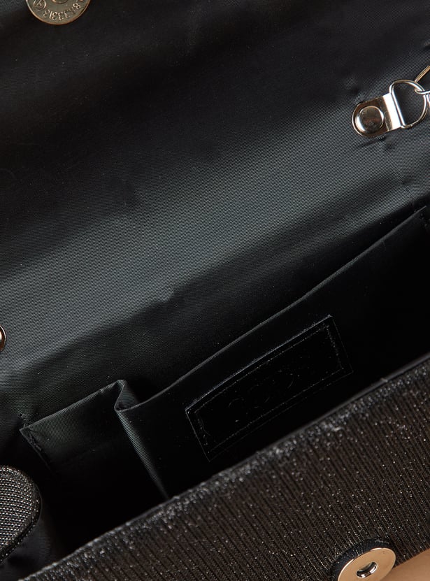 CODE Embellished Envelope Clutch