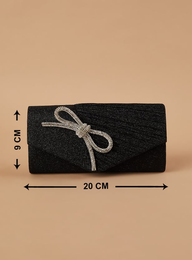 CODE Embellished Envelope Clutch