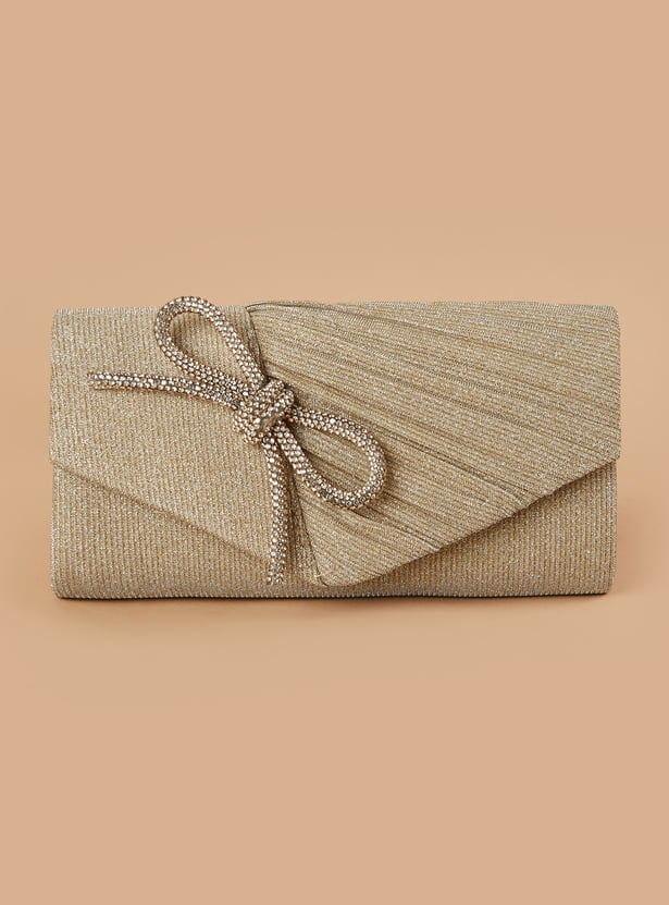 CODE Embellished Envelope Clutch