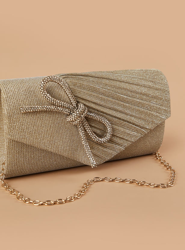 CODE Embellished Envelope Clutch