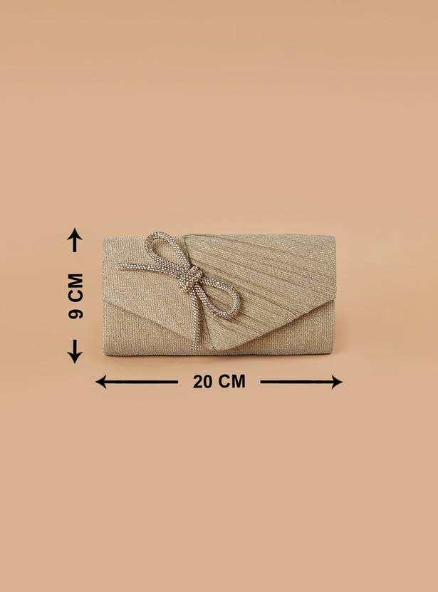 CODE Embellished Envelope Clutch