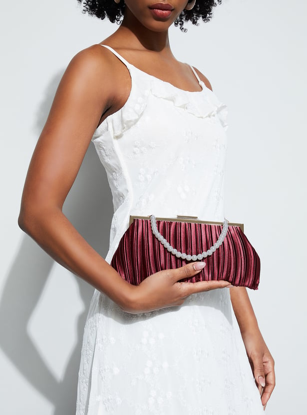 CODE Pleated Clutch