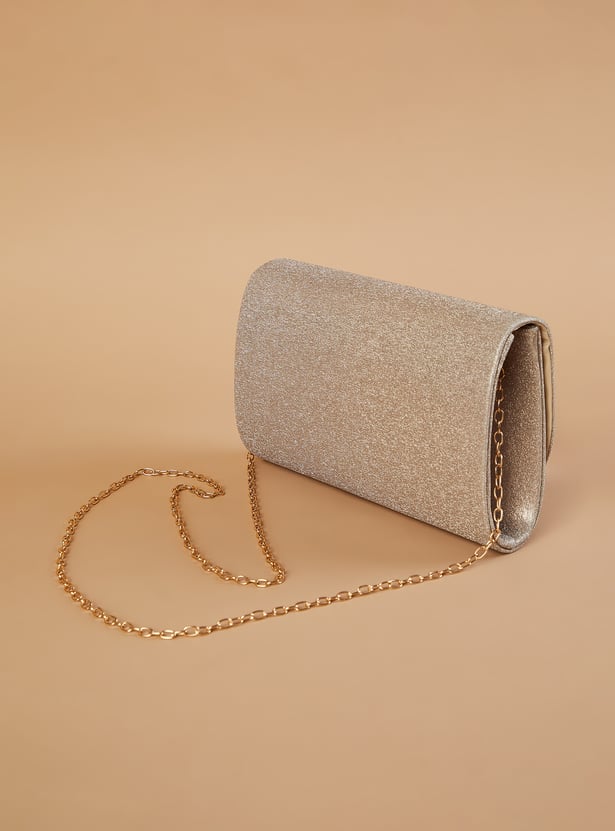 CODE Embellished Envelope Clutch