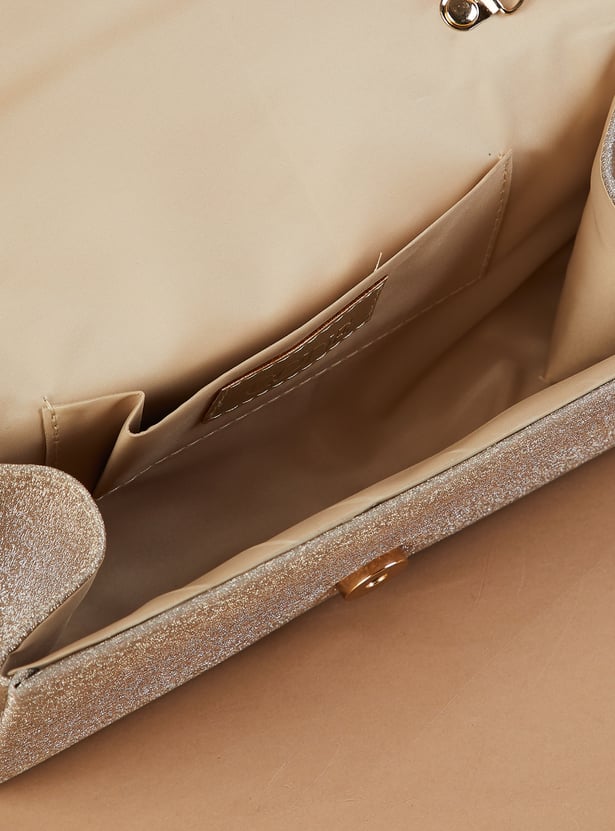 CODE Embellished Envelope Clutch