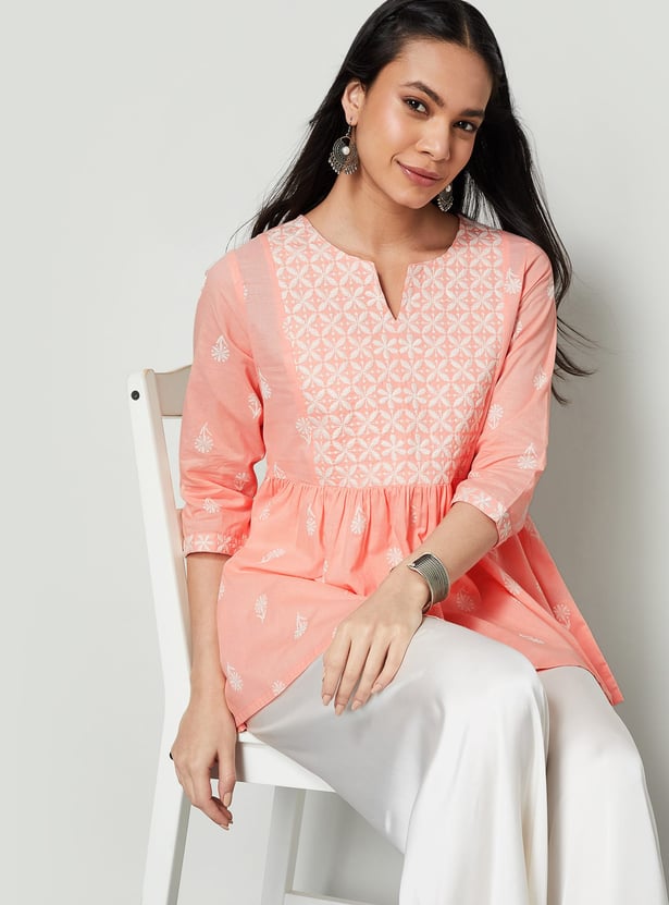 MELANGE Embroidered Tunic