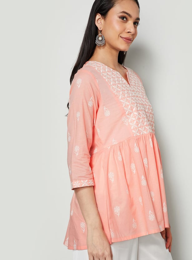 MELANGE Embroidered Tunic